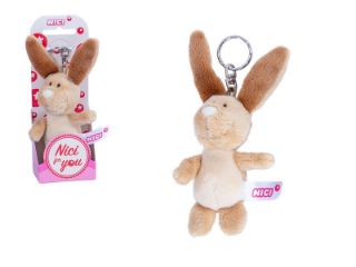 Obrázek z Klíčenka králík plyš 9cm, v krabičce 